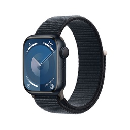 [MR9C3CL/A-OB] Apple Watch Series 9 (45MM, GPS) Midnight Aluminum with Midnight Sport Loop - Open Box