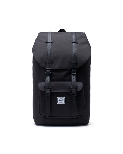 [10014-00535-OS] Herschel Supply Little America BackPack - Black / Black PU