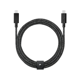 [BELT-PRO2-COS-NP] Native Union 2.4M Belt USB-C to USB-C Cable - Cosmos Black