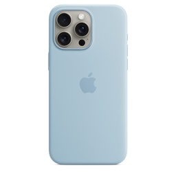 [MWNM3ZM/A] Apple iPhone iPhone 15 Pro Silicone Case with MagSafe - Light Blue