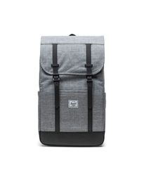 [11397-00919-OS] Herschel Retreat™ Backpack (23L) - Raven Crosshatch