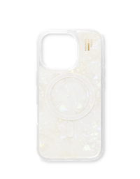 [IDPLCMS-I2467P-10] Ideal of Sweden Pearl Hard Case with MagSafe for iPhone 16 Pro Max - White