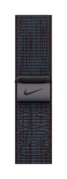 [MYJD3AM/A] Apple 44mm/45mm/46mm Black/Blue Nike Sport Loop