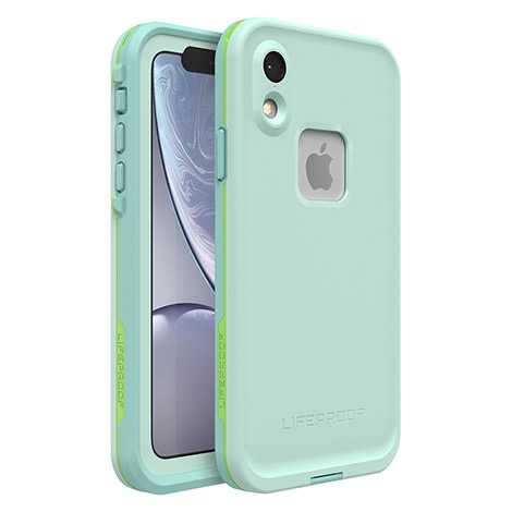 Lifeproof Fre Case for iPhone XR Tiki Aqua Blue Lime