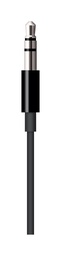 [MR2C2AM/A] Apple Lightning to 3.5mm Audio Cable (1.2m) - Black