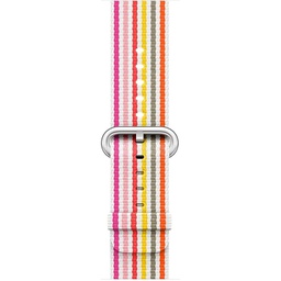 [3D682AM/A] Apple Watch 38mm Pink Stripe Woven Nylon Band (Demo)